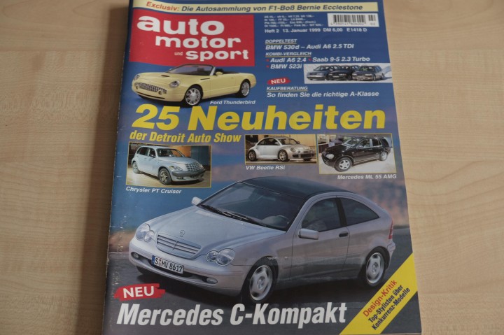 Deckblatt Auto Motor und Sport (02/1999)